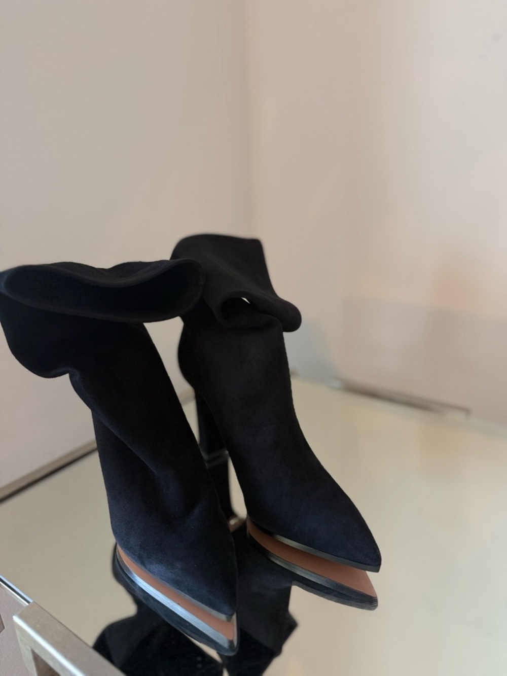 New AQUAZZURA Skyler 90 Bootie $875 39.5 - Picture 9 of 9